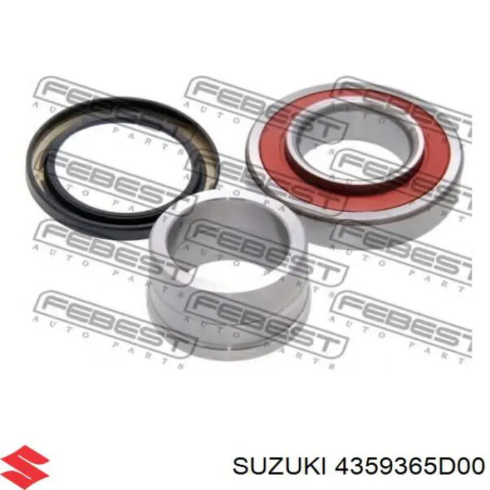 Compre 4359365D00 Suzuki Rolamento de cubo traseiro