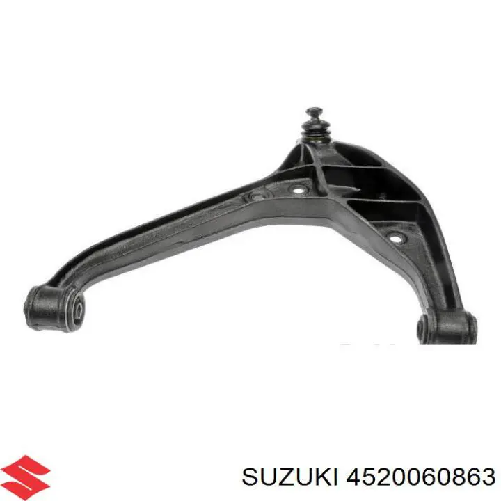 Compre 4520060863 Suzuki Braço oscilante inferior esquerdo de suspensão dianteira