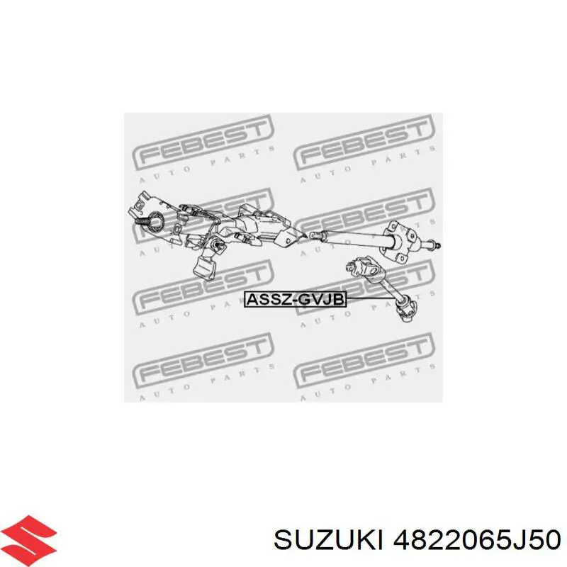 Compre 4822065J50 Suzuki Veio da coluna de direção inferior