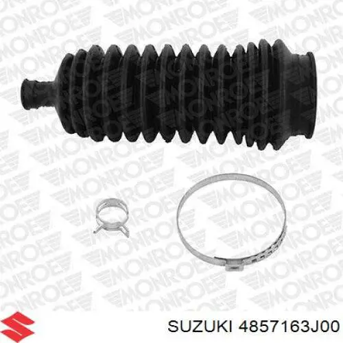 Compre 4857163J00 Suzuki Bota de proteção esquerda do mecanismo de direção (de cremalheira)