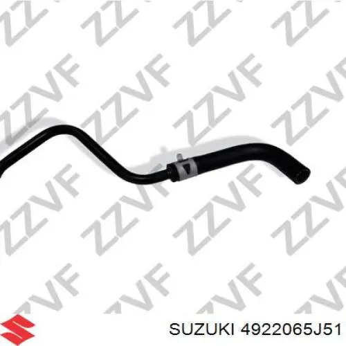 Mangueira da Direção hidrâulica assistida de pressão baixa, desde a cremalheira (do mecanismo) até o tanque Suzuki 4922065J51 preço, a partir de 117,58 USD