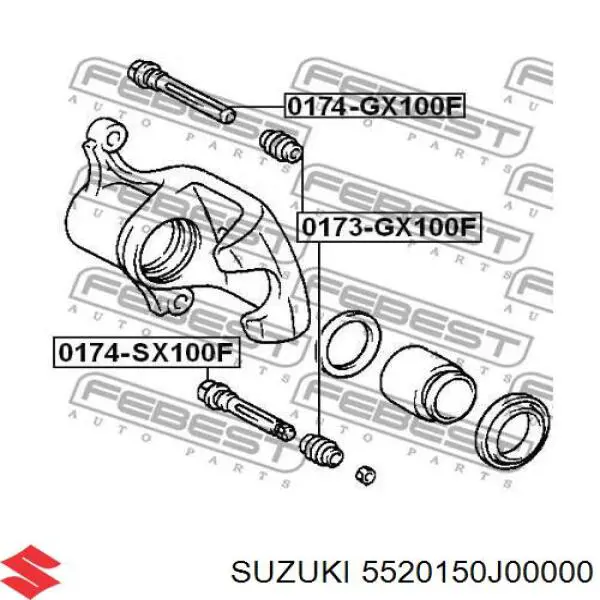 Bota de proteção de suporte guia do freio dianteiro Mazda B25D33692 preço, a partir de 1,94 USD