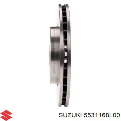 Disco do freio dianteiro 5531168L00 Suzuki