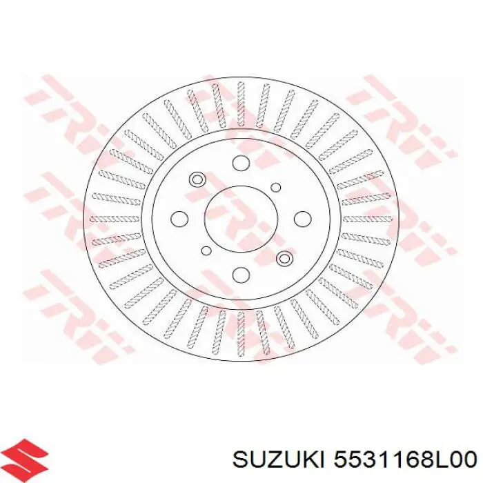 5531168L00 Suzuki Disco do freio dianteiro