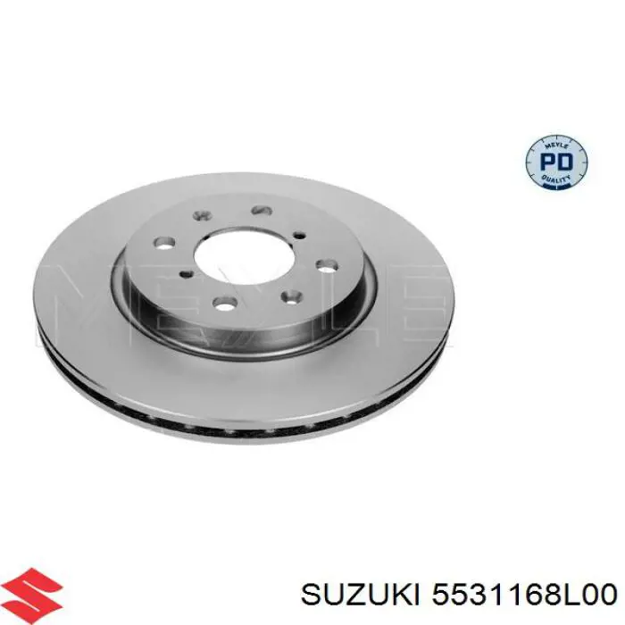 5531168L00 Suzuki Disco do freio dianteiro