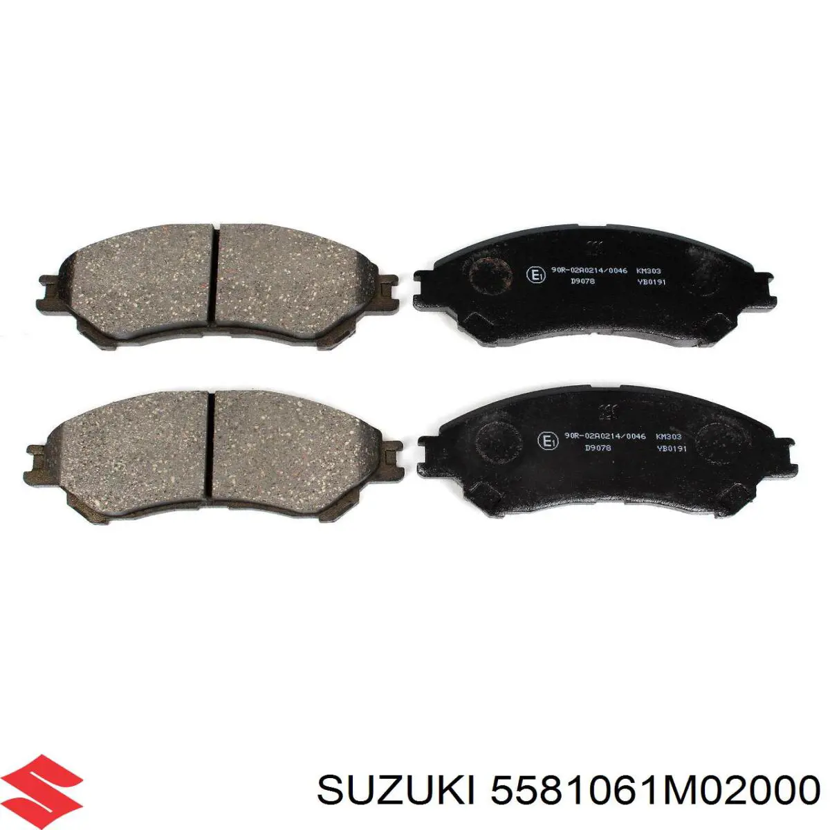 Compre 5581061M02000 Suzuki Sapatas do freio dianteiras de disco