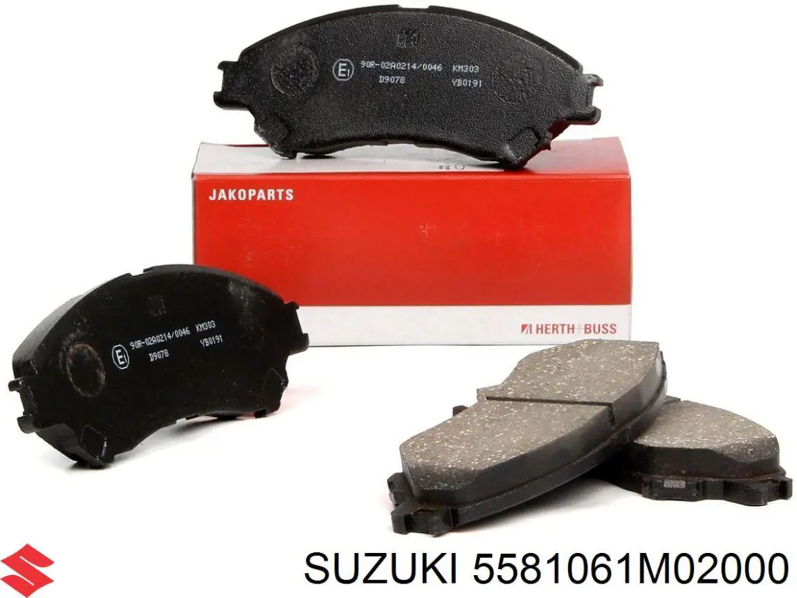 Sapatas do freio dianteiras de disco Suzuki 5581061M02000 preço, a partir de 37,13 USD