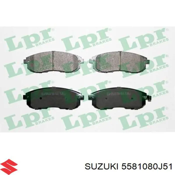 Sapatas do freio dianteiras de disco Suzuki 5581080J51 preço, a partir de 80,79 USD