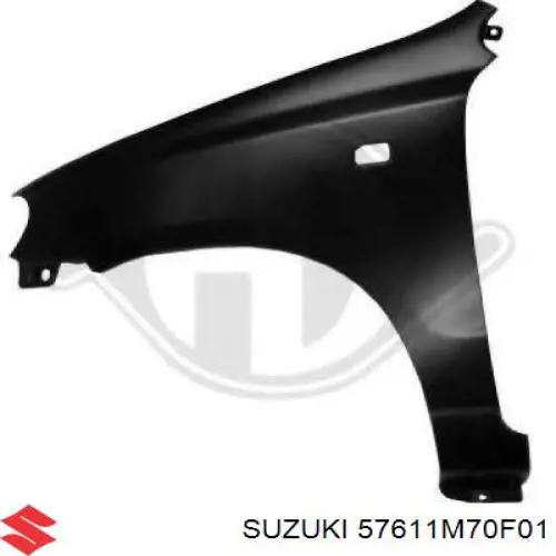  Pára-lama dianteiro direito Suzuki Alto III hatchback (EF) (1994 - 2002) III