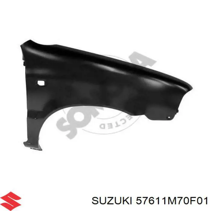 Pára-lama dianteiro direito Suzuki Alto III EF
