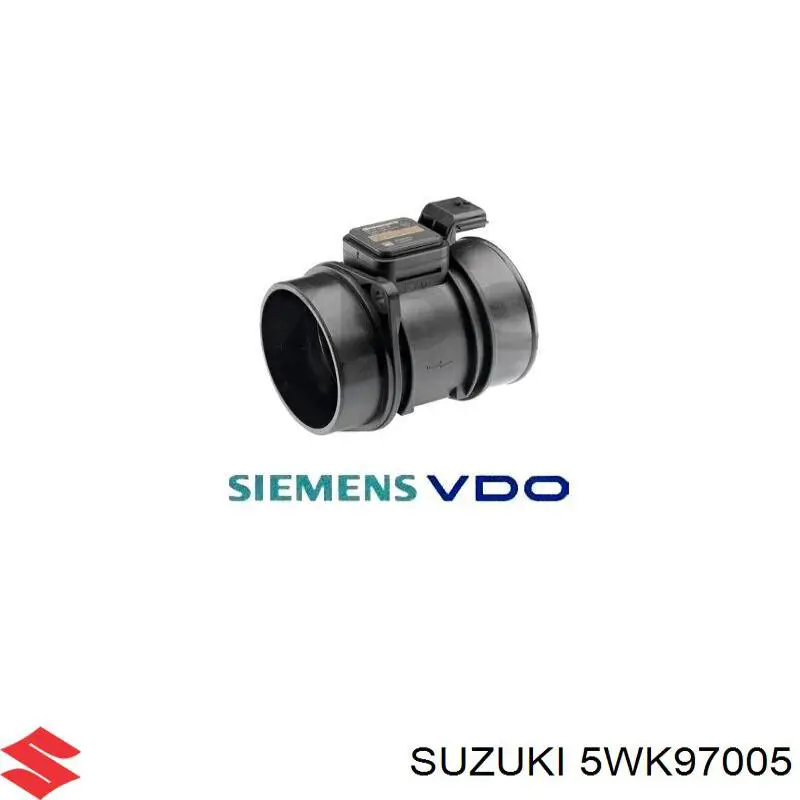 Sensor de fluxo (consumo) de ar, medidor de consumo M.A.F. - (Mass Airflow) 5WK97005 Suzuki