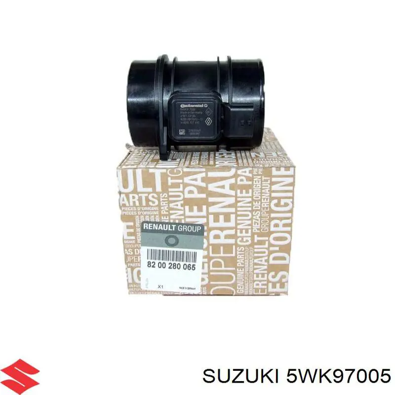 Sensor de fluxo (consumo) de ar, medidor de consumo M.A.F. - (Mass Airflow) Suzuki 5WK97005 preço, a partir de 47,49 USD