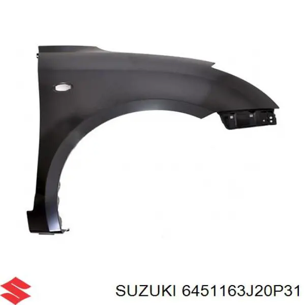 Pára-lama traseiro esquerdo Suzuki 6451163J20P31 preço, a partir de  