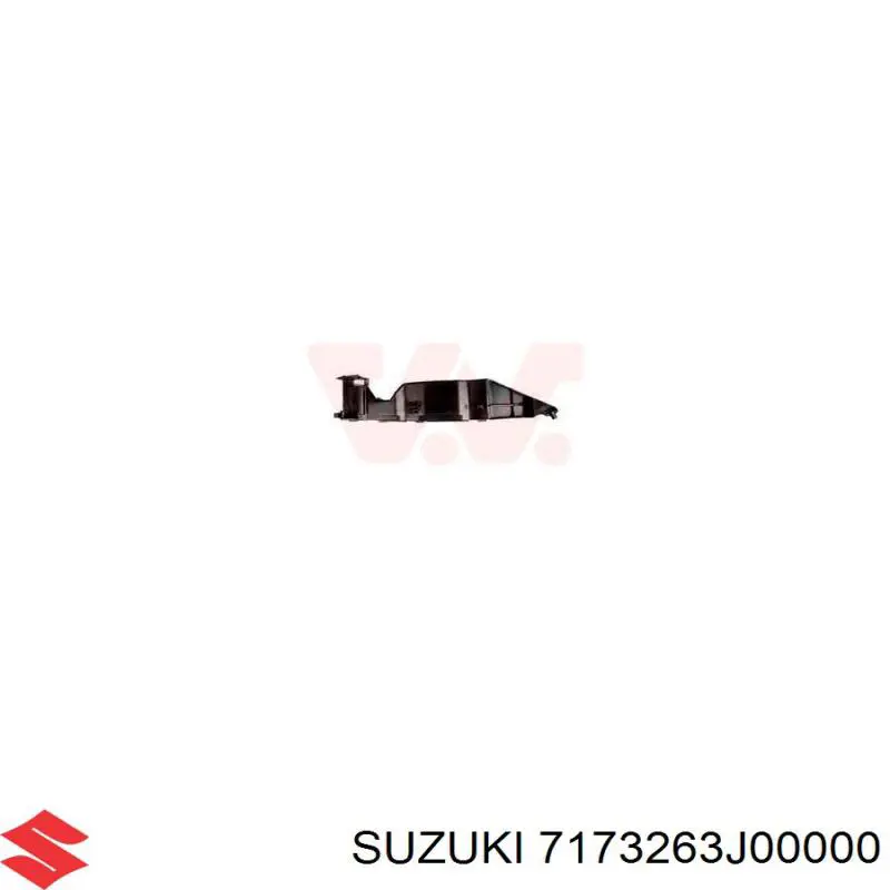Compre 7173263J00000 Suzuki Consola do pára-choque dianteiro esquerdo