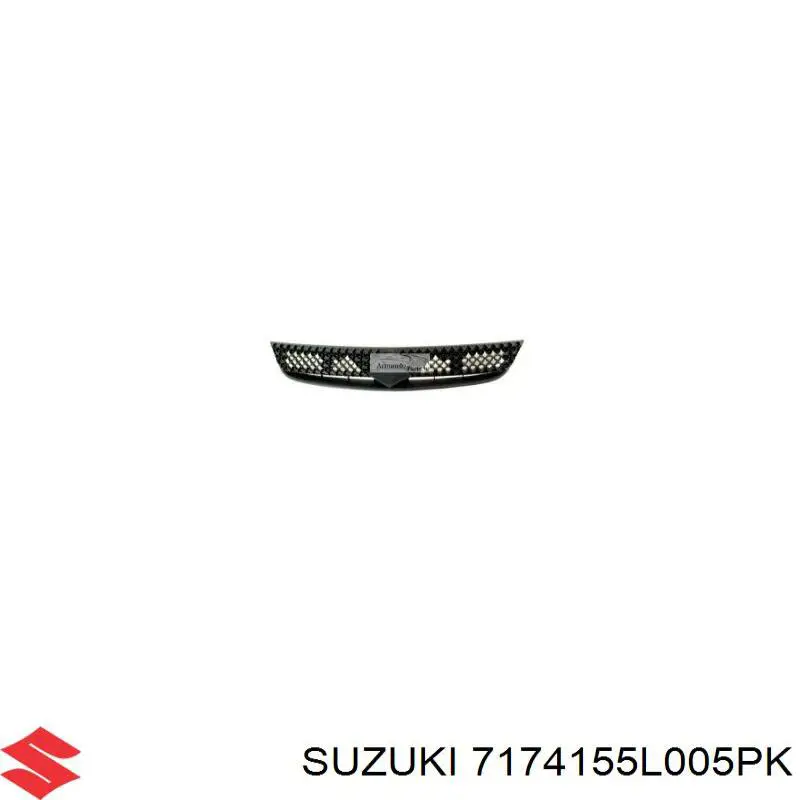 Grelha do radiador Suzuki 7174155L00 preço, a partir de 163,00 USD