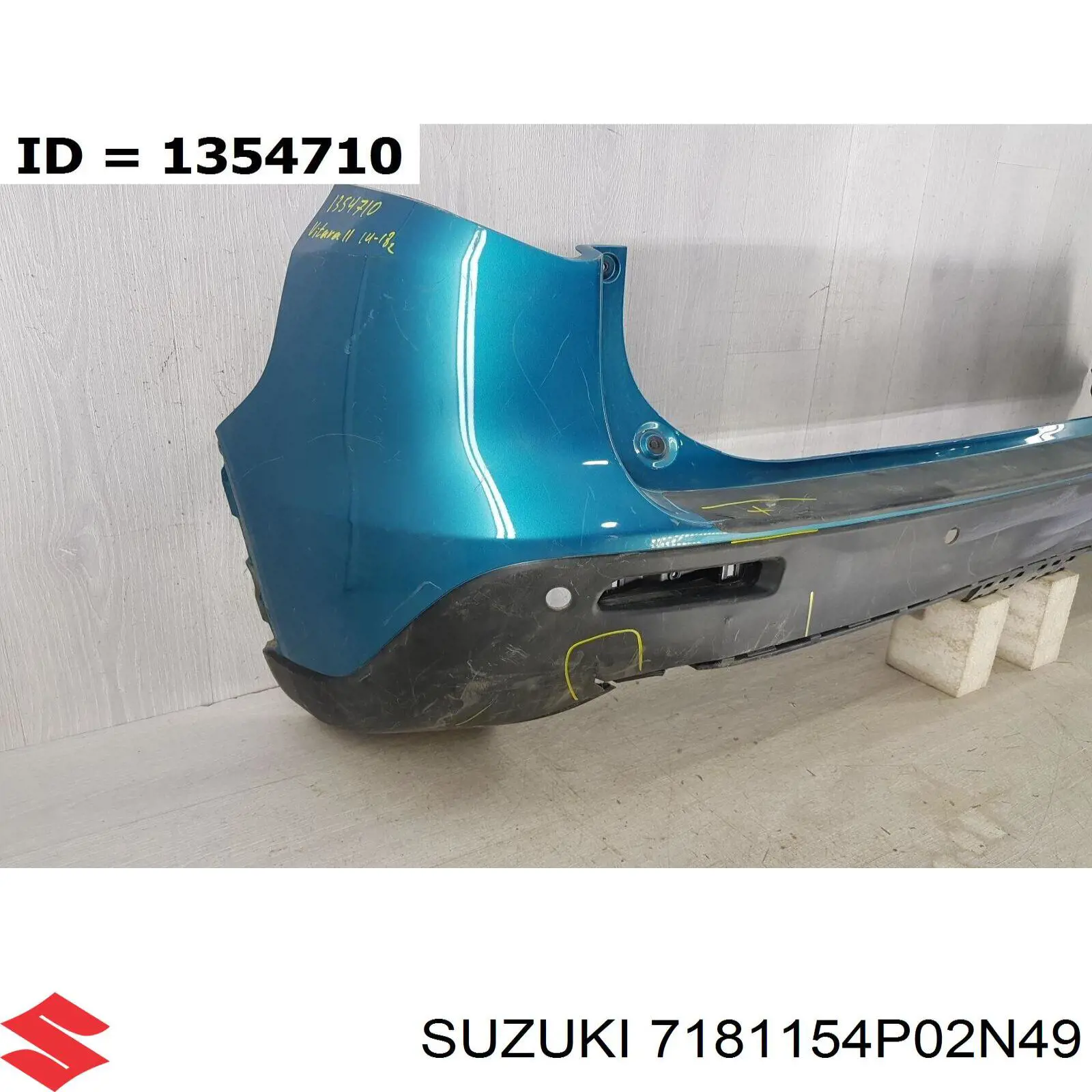 7181154P02N49 Suzuki Pára-choque traseiro