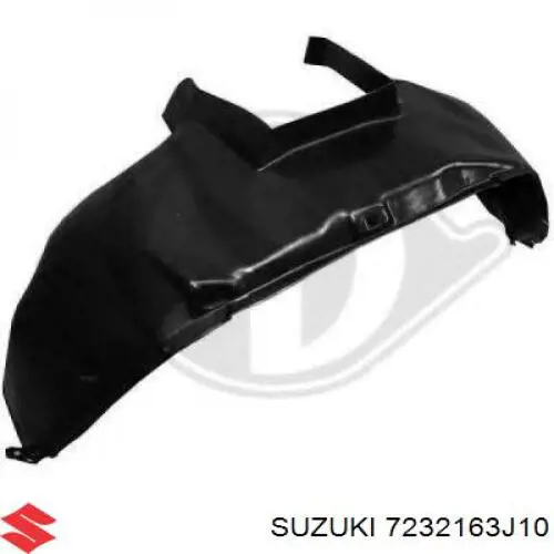 Compre 7232163J10 Suzuki Guarda-barras direito do pára-lama dianteiro