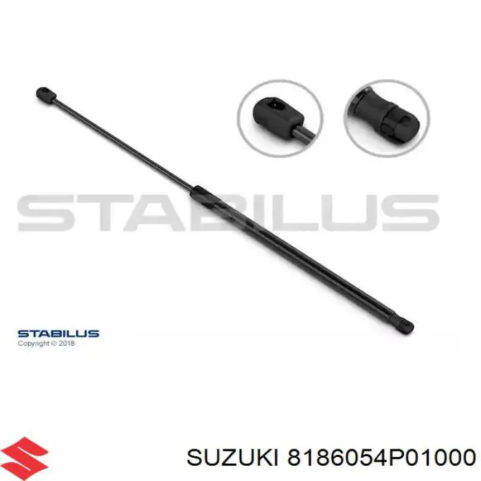 Amortecedor de tampa de porta-malas (de 3ª/5ª porta traseira) Sato Tech ST51234 preço, a partir de 18,27 USD