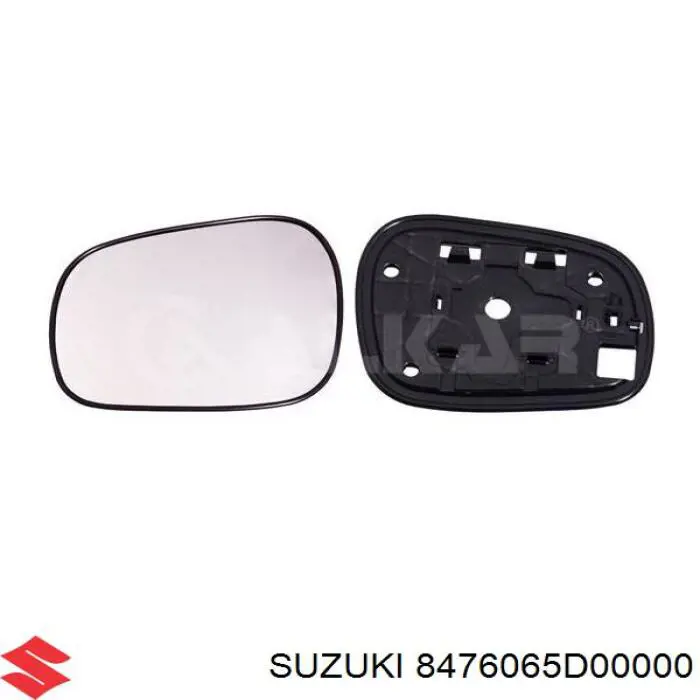 Elemento espelhado do espelho de retrovisão esquerdo Suzuki 8476065D00 preço, a partir de 26,90 USD