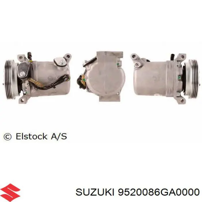 Compressor de aparelho de ar condicionado Suzuki 9520086GA0000 preço, a partir de 125,99 USD