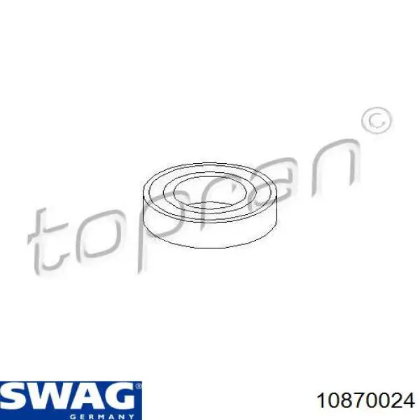 Compre 10870024 Swag Rolamento suspenso da junta universal