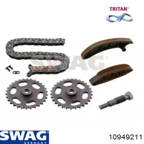 Cadeia do mecanismo de distribuição de gás, kit Swag 10949211 preço, a partir de 222,34 USD