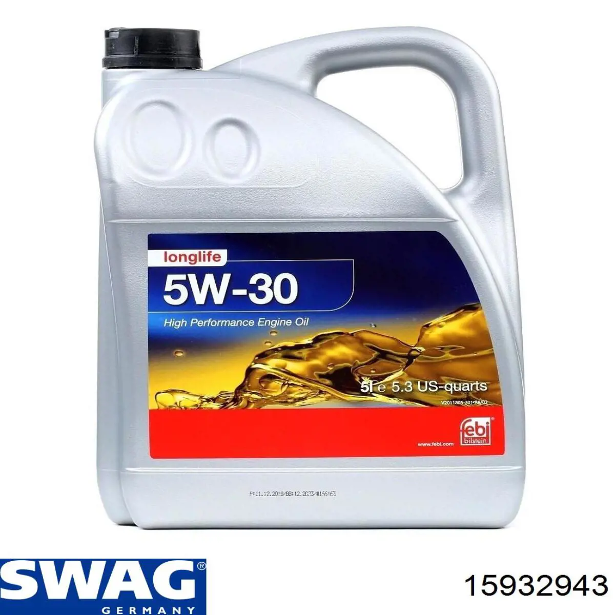 Óleo para motor Swag 15932943 preço, a partir de 61,20 USD