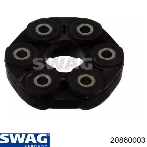 Acoplamento elástico dianteiro/traseiro do veio de transmissão Swag 20860003 preço, a partir de 47,09 USD