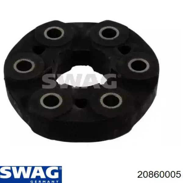 Acoplamento elástico dianteiro do veio de transmissão Swag 20860005 preço, a partir de 68,10 USD