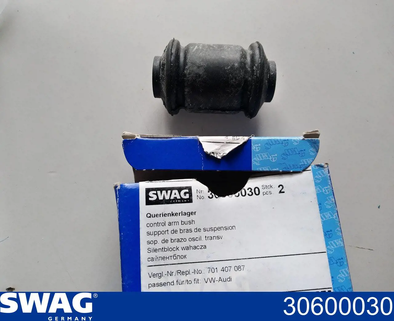 Bloco silencioso dianteiro do braço oscilante superior Swag 30600030 preço, a partir de 7,26 USD