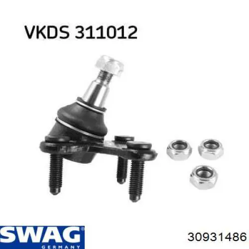 Compre 30931486 Swag Suporte de esfera inferior direito
