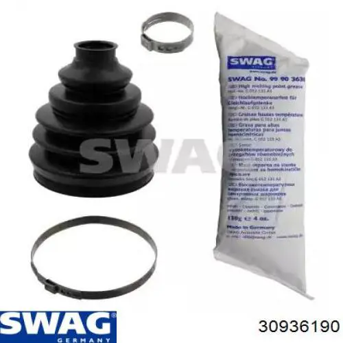 Bota de proteção externa de junta homocinética do semieixo dianteiro Swag 30936190 preço, a partir de 18,02 USD