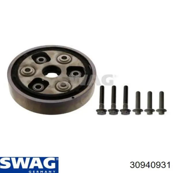 Acoplamento elástico traseiro do veio de transmissão Swag 30940931 preço, a partir de 207,46 USD