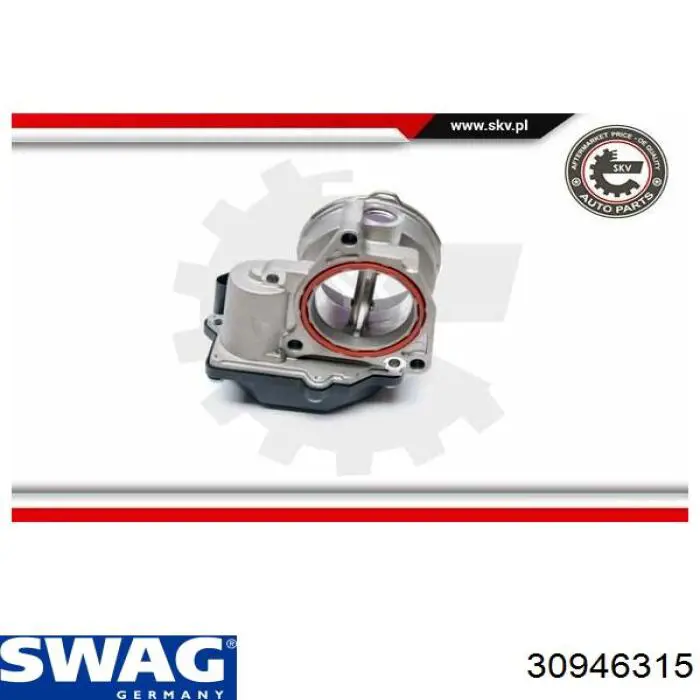 Válvula de borboleta montada Swag 30946315 preço, a partir de 45,22 USD
