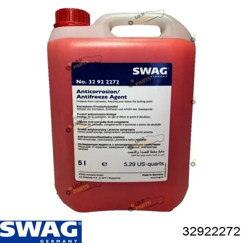 Fluido de esfriamento Swag 32922272 preço, a partir de 43,03 USD