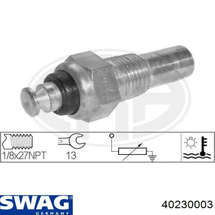 Compre 40230003 Swag Sensor de temperatura do fluido de esfriamento