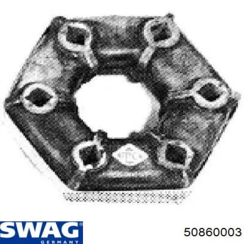 Compre 50860003 Swag Acoplamento elástico dianteiro do veio de transmissão