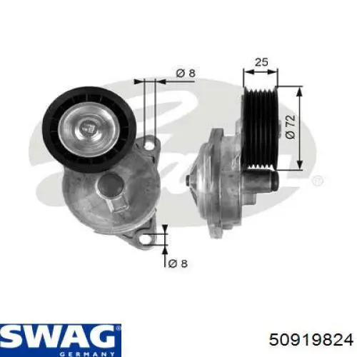 Compre 50919824 Swag Reguladora de tensão da correia de transmissão