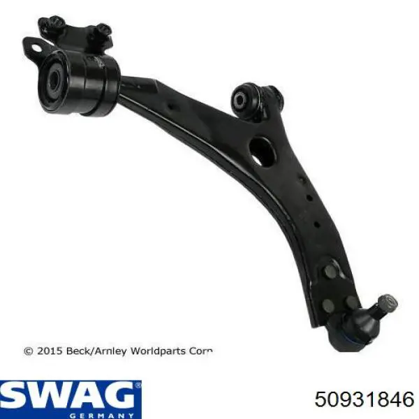 Compre 50931846 Swag Braço oscilante inferior direito de suspensão dianteira