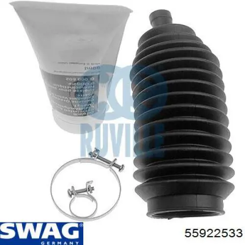 Compre 55922533 Swag Bota de proteção do mecanismo de direção (de cremalheira)