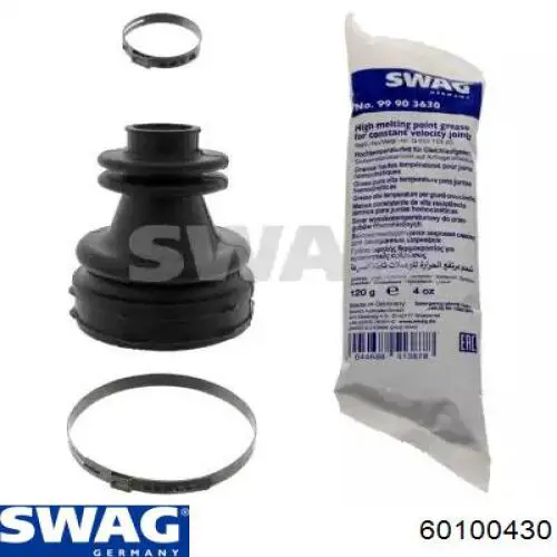 60100430 Swag Bota de proteção interna de junta homocinética do semieixo dianteiro