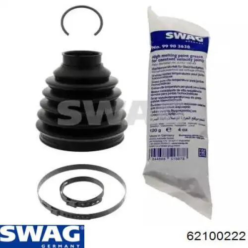 62100222 Swag Bota de proteção externa de junta homocinética do semieixo dianteiro