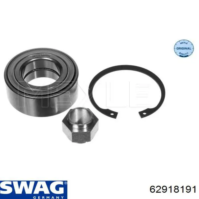 Rolamento de cubo dianteiro Swag 62918191 preço, a partir de 25,75 USD