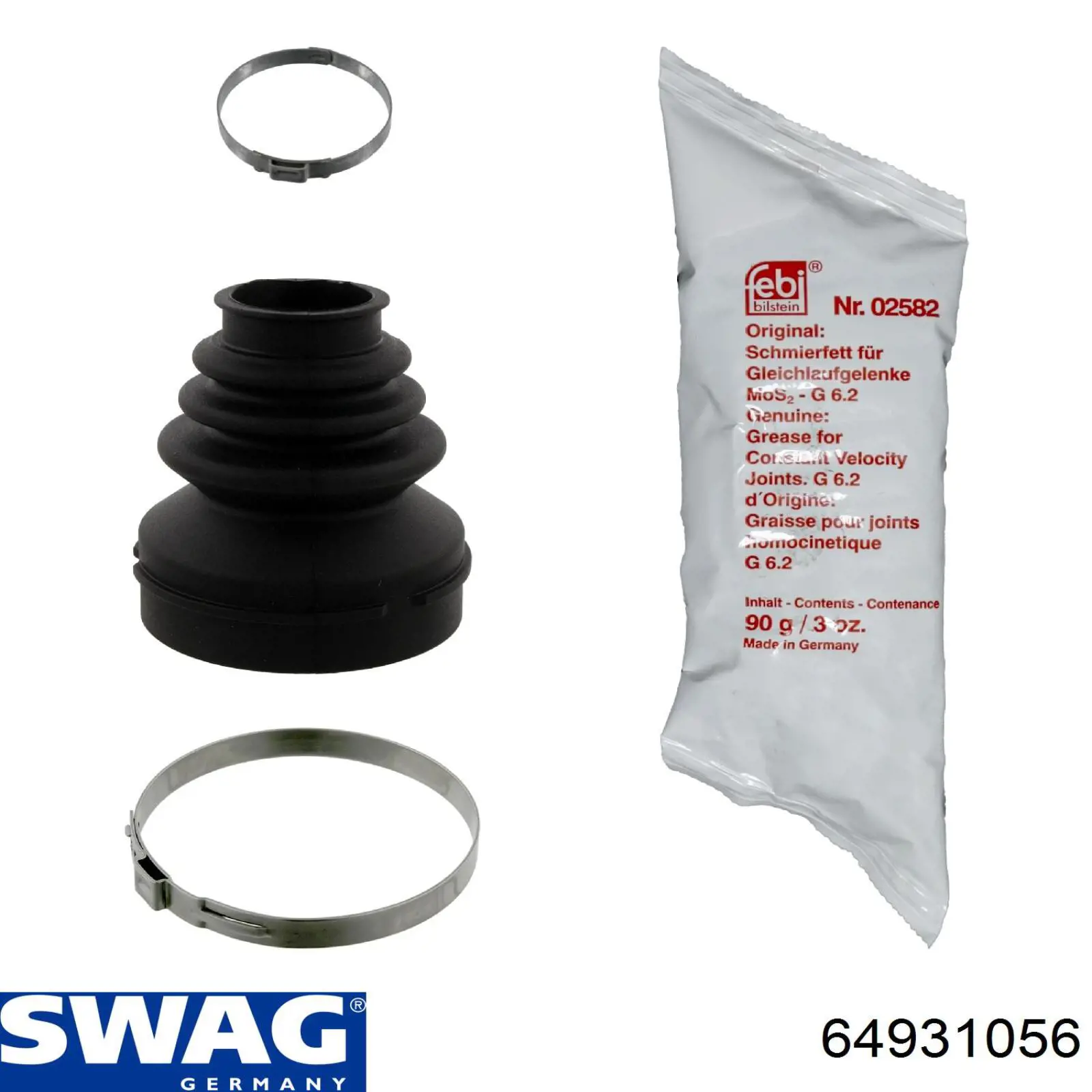 Compre 64931056 Swag Bota de proteção interna de junta homocinética do semieixo dianteiro