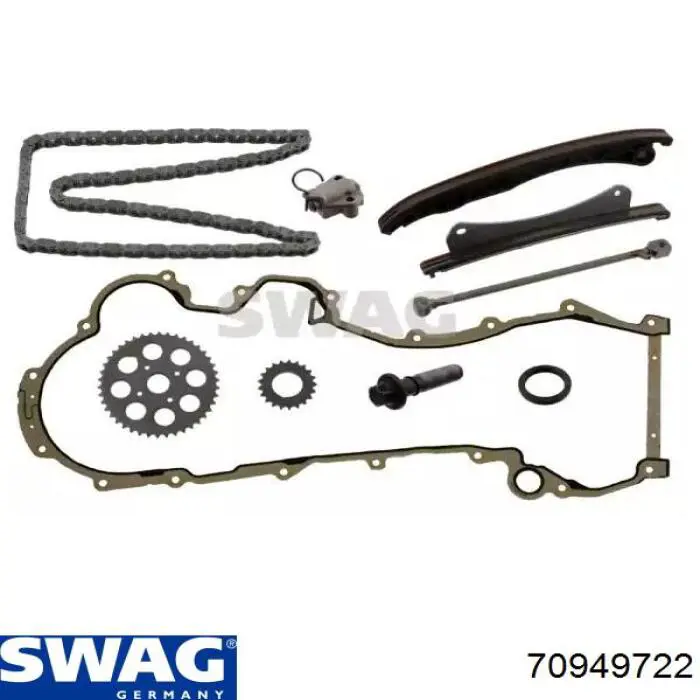 70949722 Swag Cadeia do mecanismo de distribuição de gás, kit