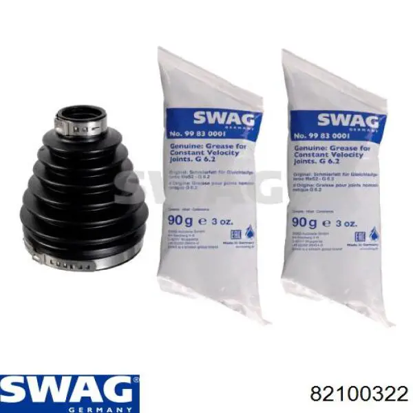 Bota de proteção externa de junta homocinética do semieixo dianteiro Swag 82100322 preço, a partir de 34,84 USD