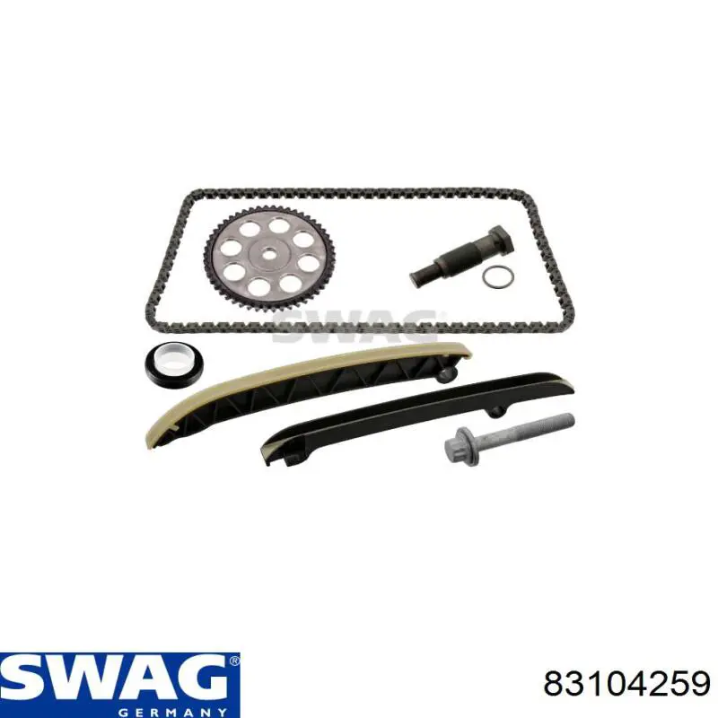 83104259 Swag Cadeia do mecanismo de distribuição de gás, kit