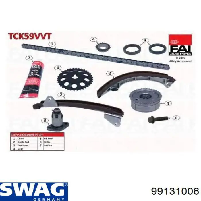 Compre 99131006 Swag Cadeia do mecanismo de distribuição de gás