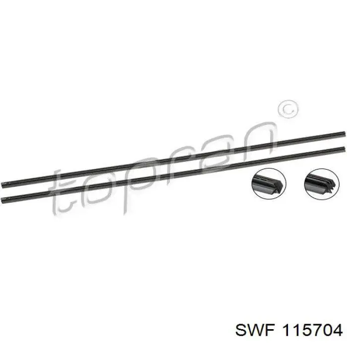 Elástico da escova de limpador pára-brisas de condutor AND 3D955064 preço, a partir de 3,06 USD