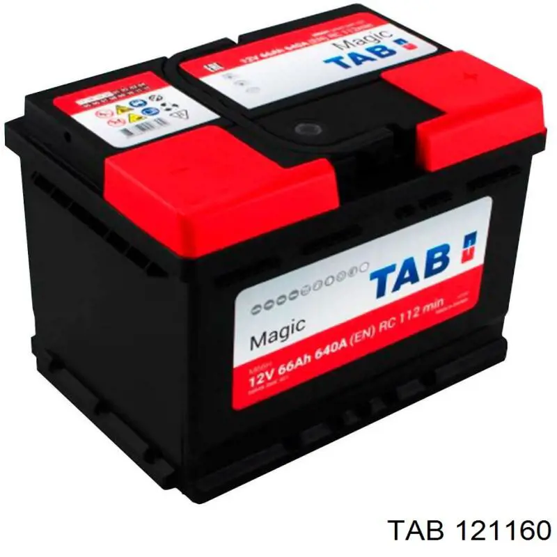 121160 TAB Bateria recarregável (PILHA)